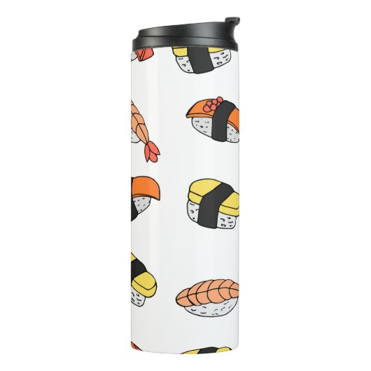 Sushi-Muster Thermosbecher (Nach links gedreht)