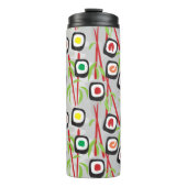 Sushi-Muster Thermosbecher (Vorderseite)