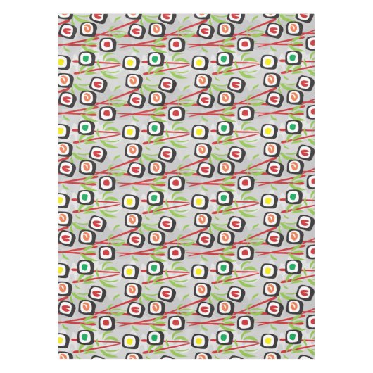 Sushi-Muster Tischdecke (Vorderseite)