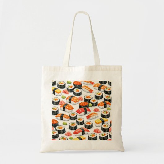 Sushi-Muster Tragetasche (Vorne)