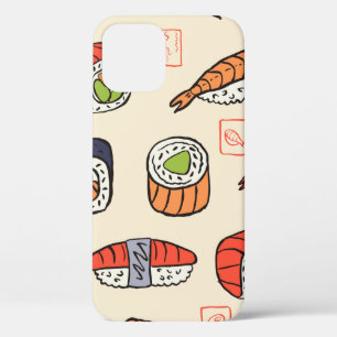 Sushi-nahtloses Muster Case-Mate iPhone Hülle
