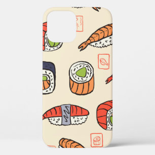 Sushi-nahtloses Muster Case-Mate iPhone Hülle