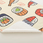 Sushi-nahtloses Muster Sherpadecke (3/4)