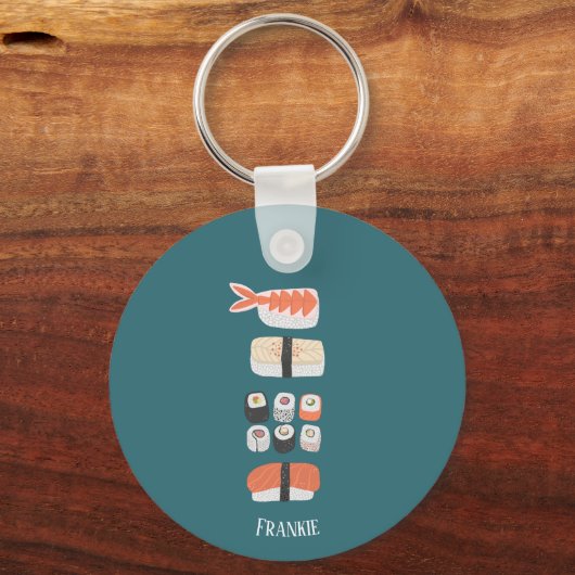 Sushi Name Schlüsselanhänger (Rückseite)