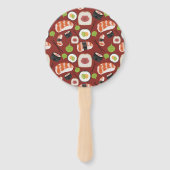 Sushi Neutral Baby Dusche Fächer (Rückseite)