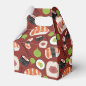 Sushi Neutral Baby Dusche Geschenkschachtel (Rückseite)