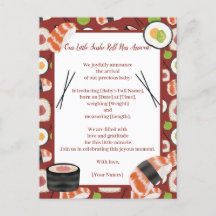 Sushi-neutrale Geburtserklärung