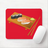 Sushi niedlich japanisches Essen Mousepad (Mit Mouse)