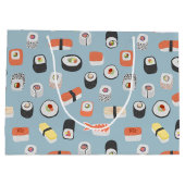 Sushi Nigeria Maki Roll Große Geschenktüte (Rückseite)