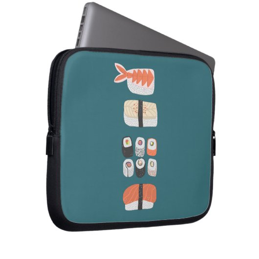 Sushi Nigeria Maki Roll Laptopschutzhülle (Vorne Rechts)