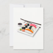 Sushi Night Einladungen (Rückseite)