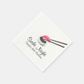 Sushi Night Serviette (Ecke)