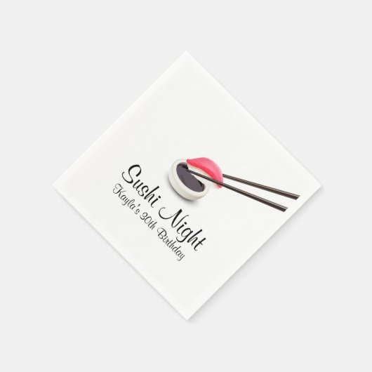 Sushi Night Serviette (Ecke)