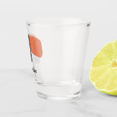 Sushi Nigiri japanische Art Personalisiert Schnapsglas (Rechts)