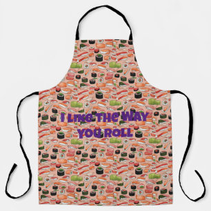 Sushi, Nigiri, Maki, japanisches Thema Schürze