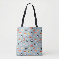 Sushi Nigiri Maki Roll Japan Food Art Tote Bag
