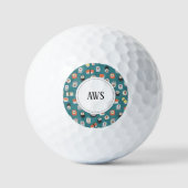 Sushi Nigiri Maki Roll Japanese Food Art Monogram Golfball (Vorderseite)