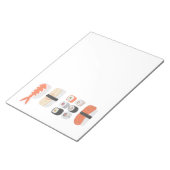 Sushi Nigiri Maki Roll Japanisch Art Food Notizblock (angewinkelt)