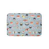 Sushi Nigiri Maki Roll Pattern Badematte (Vorderseite)