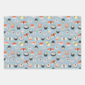 Sushi Nigiri Maki Roll Pattern Geschenkpapier Set (Vorderseite 2)