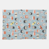 Sushi Nigiri Maki Roll Pattern Geschirrtuch (Horizontal)