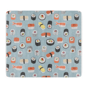 Sushi Nigiri Maki Roll Pattern Schneidebrett