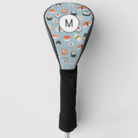 Sushi Nigiri Maki Rolls Japanese Food Monogram