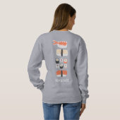 Sushi Nigiri Sashimi Maki Roll Sweatshirt (Schwarz voll)