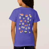 Sushi Nigiri Sashimi Maki Roll T-Shirt (Rückseite)