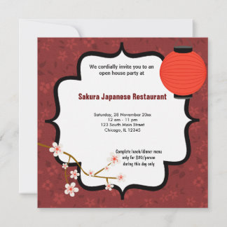 Sushi Open House Einladung