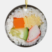 Sushi Ornament mit Meldung und Datum auf der Rücks (Vorne)