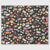Sushi-Packpapier Geschenkpapier (Flach)