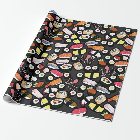Sushi-Packpapier Geschenkpapier (Ungerollt)