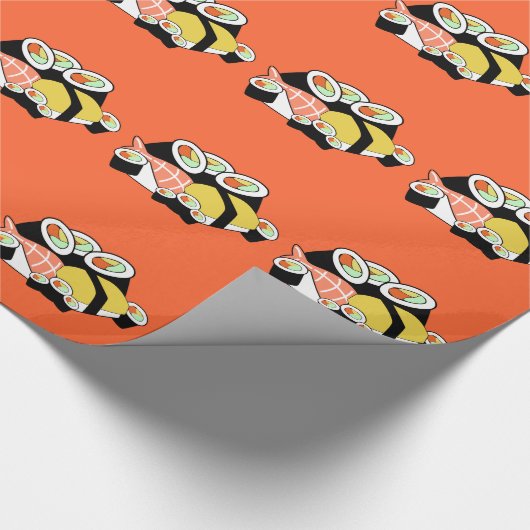 Sushi-Packpapier Geschenkpapier (Ecke)