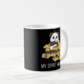 Sushi Panda My Spirit Animals Koreanisch Kaffeetasse (VorderseiteRechts)
