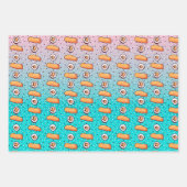Sushi-Papierblätter Geschenkpapier Set (Vorderseite 3)