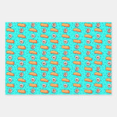Sushi-Papierblätter Geschenkpapier Set (Vorderseite)