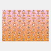 Sushi-Papierblätter Geschenkpapier Set (Vorderseite 3)