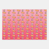 Sushi-Papierblätter Geschenkpapier Set (Vorderseite)