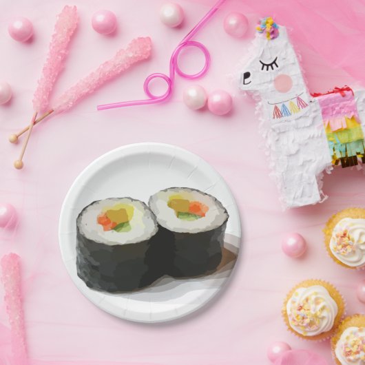 Sushi-PapierTeller Pappteller (Party)