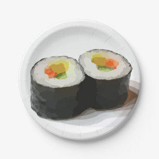 Sushi-PapierTeller Pappteller