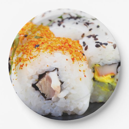 Sushi Pappteller (Vorderseite)