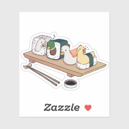 Sushi Party! Aufkleber (Blatt)