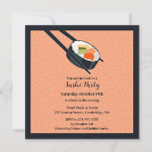 Sushi Party Einladung (Vorderseite)