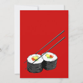 Sushi-Party Einladung