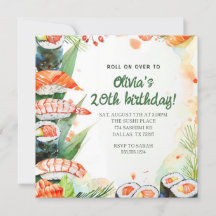 Sushi-Party Geburtstag