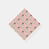 Sushi Party Hibachi Sushi Rolls und Chopsticks Serviette (Ecke)