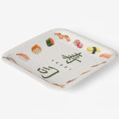 Sushi Party Invitation　寿司 Pappteller (Gewinkelt)