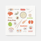Sushi Party Napkins Serviette (Vorderseite)