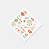 Sushi Party Napkins Serviette (Ecke)